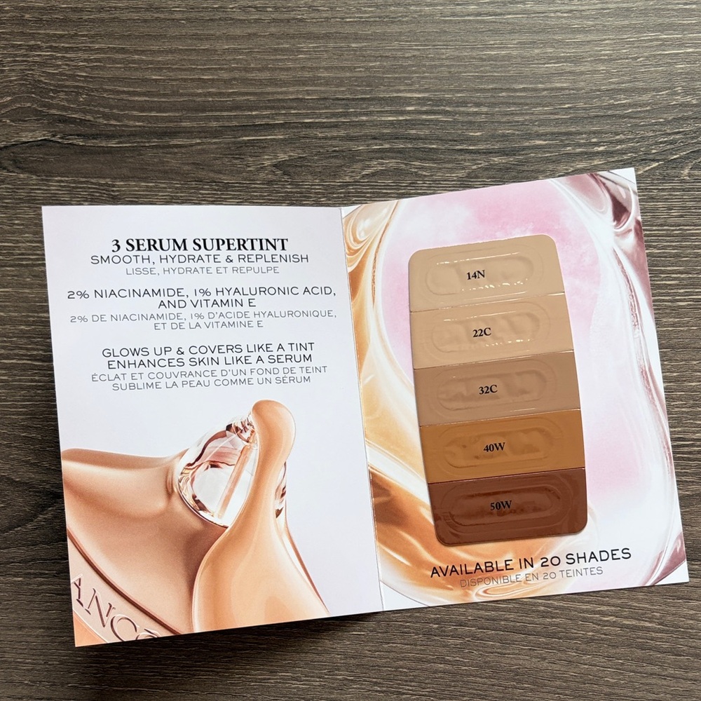 ❤️$2 NWT Lancôme Idole Serum Supertint Shade Samples